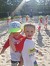 Sportování dětí v písku